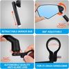 High Strengths Cycling Rearview Mirrors Flexible Bicycles Rearview Mirrors for Various Cyclists