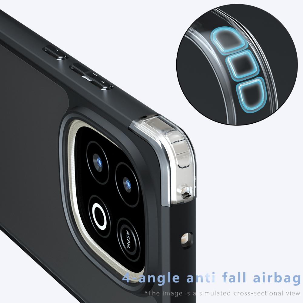 Deksle for iQOO Z10 Turbo Pro / Z10 Turbo Etui Ultratynt Matt Gjennomsiktig & Klart Full Beskyttelse Funda for iQOO Z10 Turbo Capa