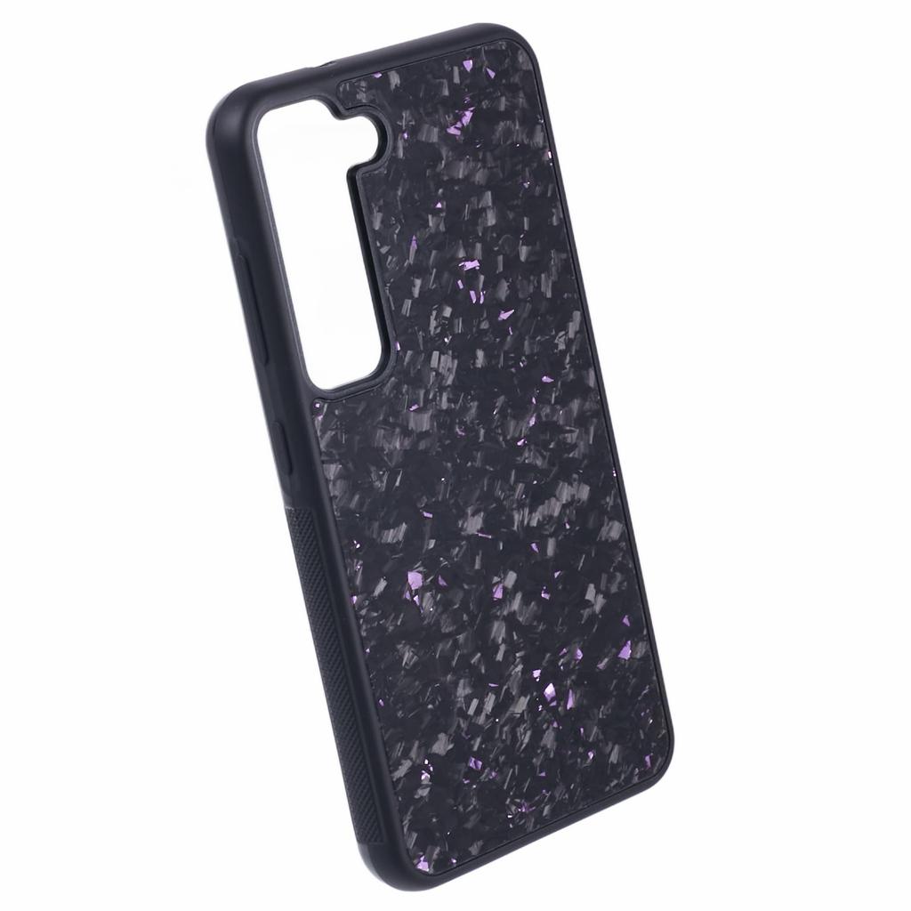 Pro Samsung Galaxy S23 Magnetické pouzdro Kovaná textura Aramidové vlákno+TPU Protiskluzový kryt na telefon