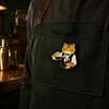 Cat Lover Brooch Cartoon Red Wine Brooch, Enamel Kitten Lapel Lightweight Metal Pin Pin, Jackets Backpacks Clothes Decorative Accessory for Women Men