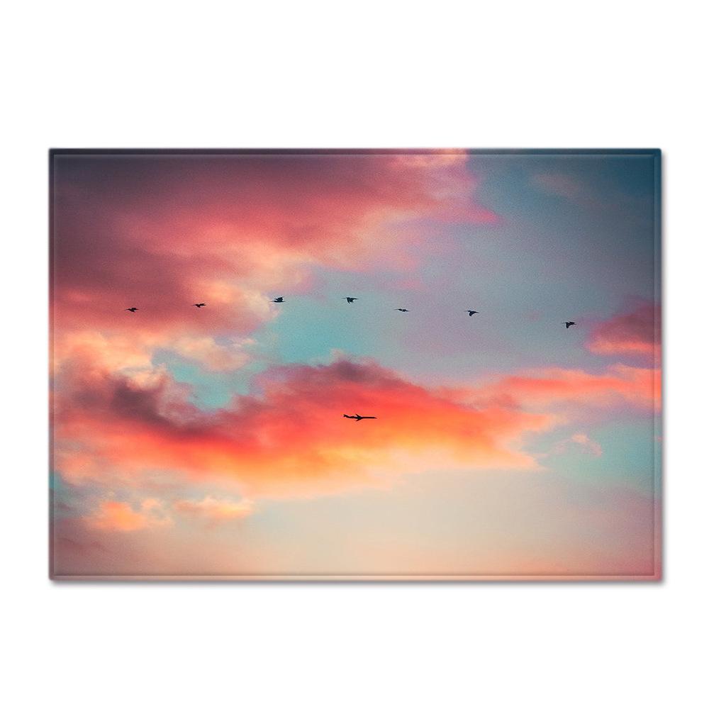Scenic Carpet Feather Wind Bedroom Floor Mat