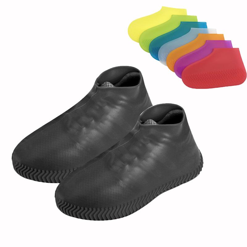 

Silicone Waterproof Shoe Covers for Adults and Children - Rainproof, Wear-Resistant Boot Covers Small