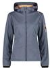 CMP Softshell Jacket Zip Hood Women (39A5006) Blue