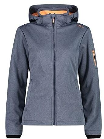 CMP Softshell Jacket Zip Hood Women (39A5006) Blue