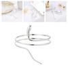 Shimmering Coils Arm Chain for Women Girls Arm Cuffs Elegant Armlet