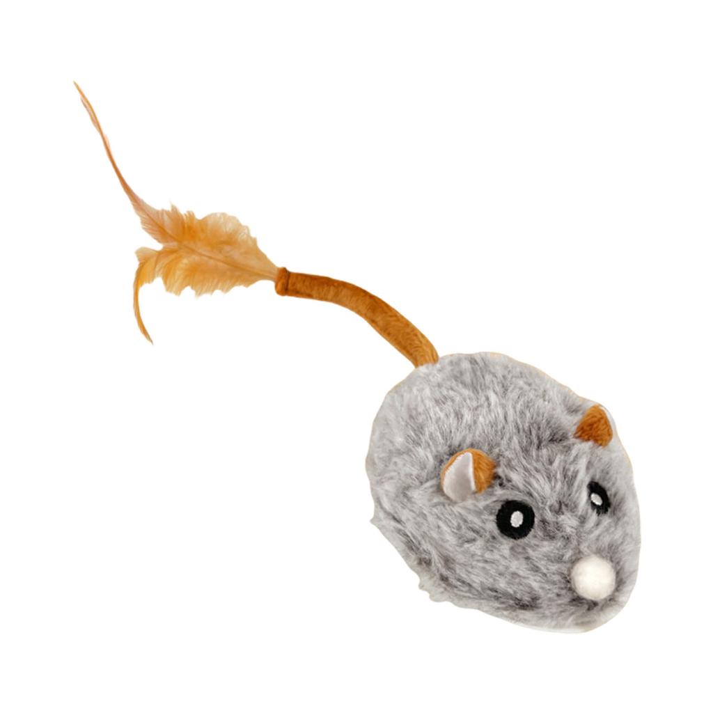 Cats Mouse Toy Mouse Teaser Automatic Moving Toy Interactive Toy Play Squeaky Indoor Felines Toy Plaything Gift