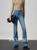 JOCORBEI High-Waisted Micro-Flare Jeans for Women: Retro Slimming, Hip-Lifting Style - Spring 2026 New Arrival