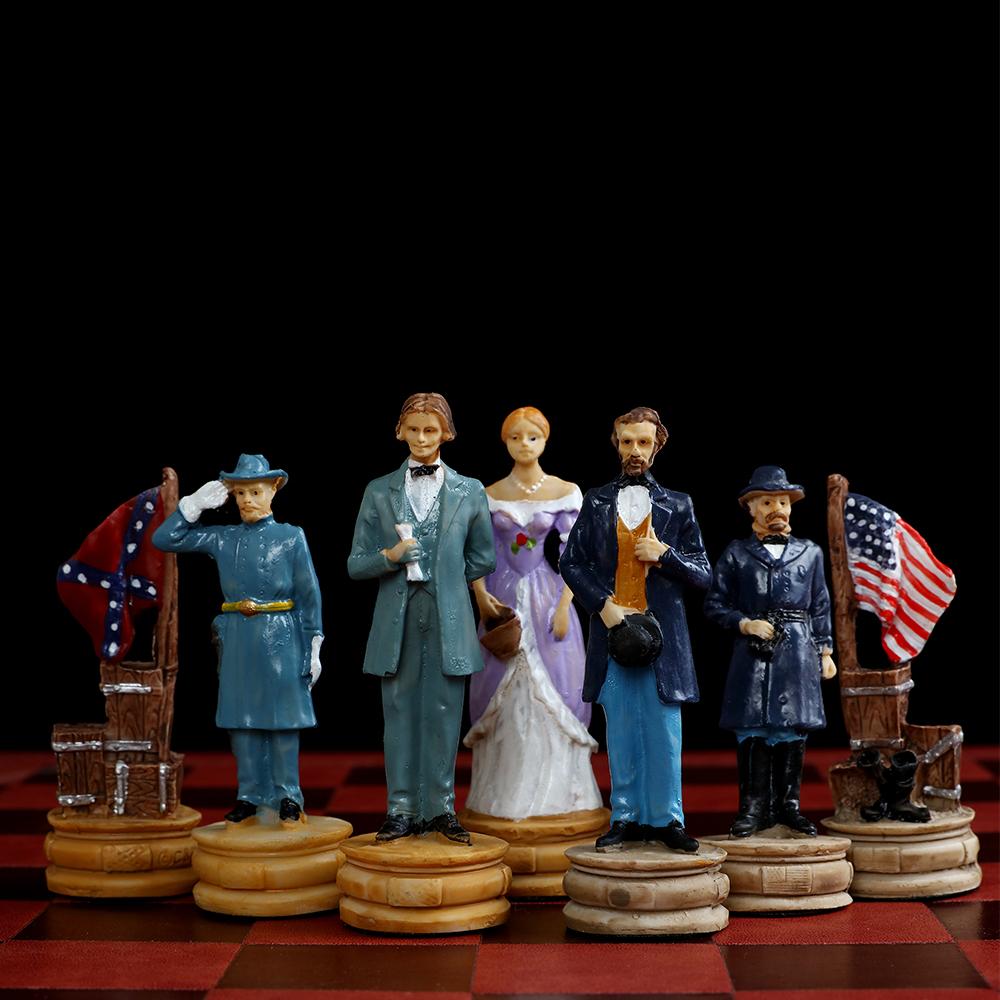 Luxury Chess With 3D Character Design, International Deluxe Chess Set For Chess Lovers And Collectors Puzzle Board Game Card Toy