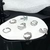 Light Luxury High-End Feeling Full Of Diamonds Zir*****Pen Ring Cold Wind Personality Niche Design Feeling Ring Woman