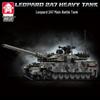 Leyi 66050-72 Leopard 2A7 Main Battle Tank Model - Advanced Military Building Blocks Toy for Boys.