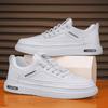 Men's Shoes Summer Breathable 2025 New Sports and Leisure Board Shoes Heightened One Pedal Lightweight Popular Versatile White Shoes