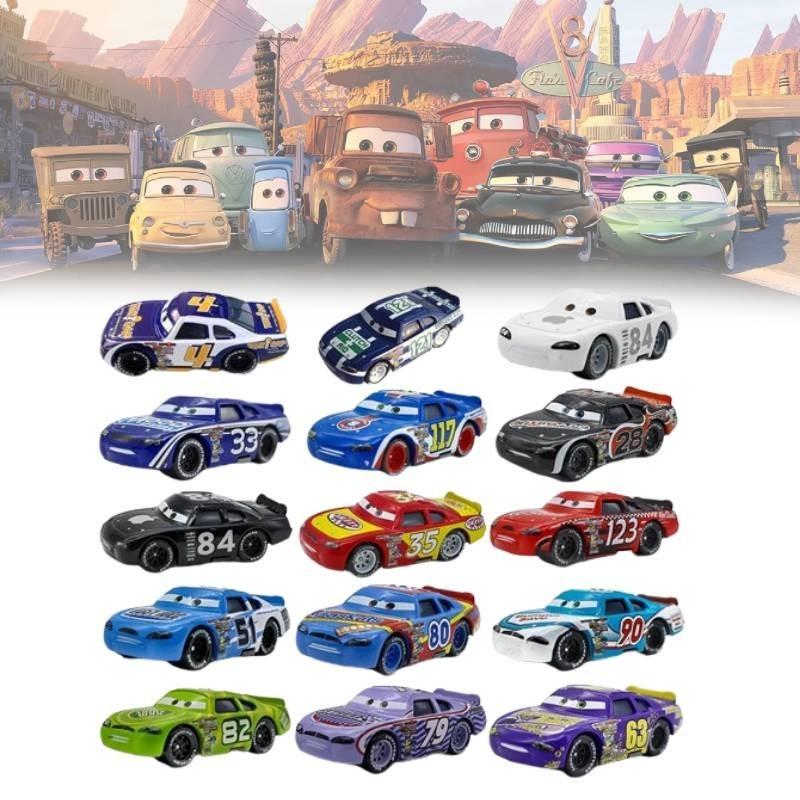 Durable Cars Lightning Mcqueen Alloy Toy Model Sheriff And Cabrera For Kids