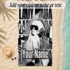 Beach TowelLady Gaga Custom Name Text Personalized Soft Towel for Beach Pool Indoor Home Decor Gift