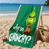 Christmas Comfort Beach Towel, Microfiber Beach Towel, Perfect For Pool, Beach, Travel, Home Decor Beach Party Fan Gifts