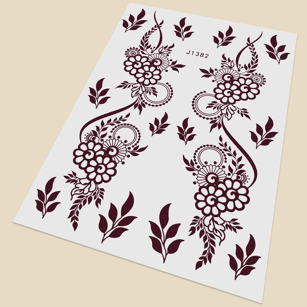 Temporary Tattoos Henna Tattoo For Fashion Accessory Women Hand And Foot Decor
