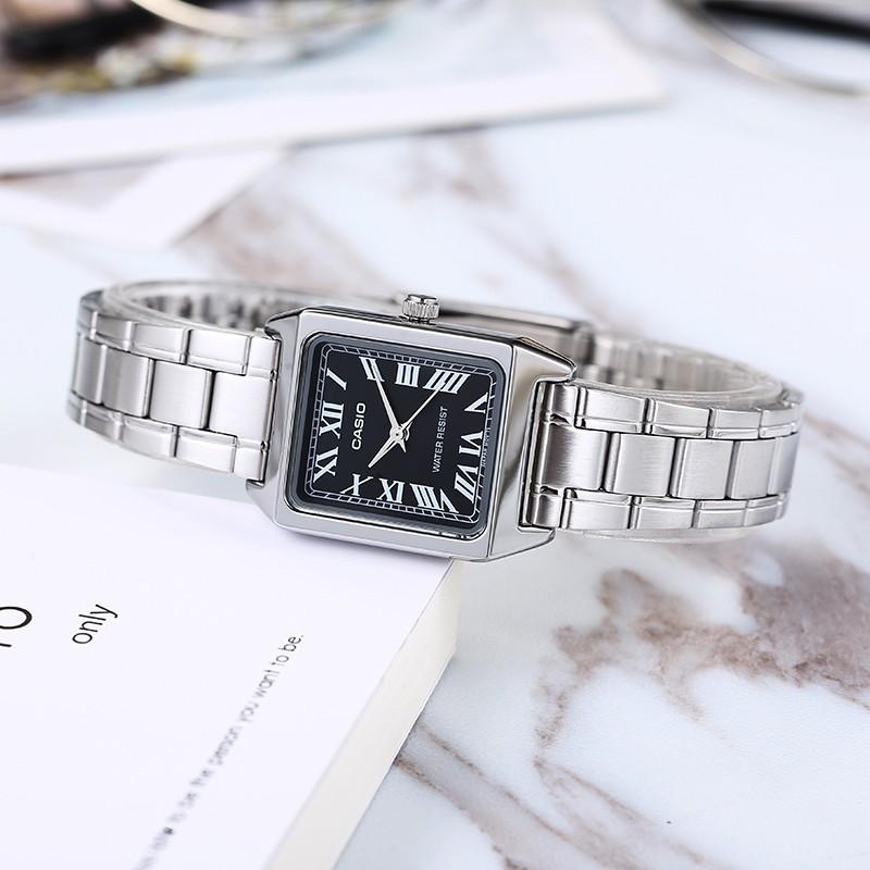 CASIO Women's Standard Series Black Watch LTP-V007D-1B LTP-V007D-1B