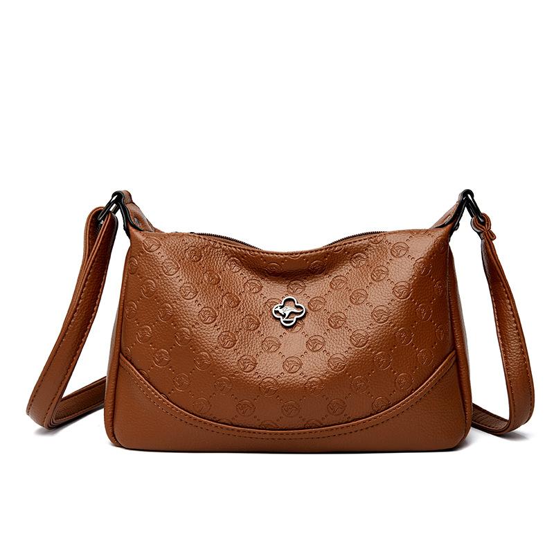 

Тисненая сумка кроссбоди женская одноплечевая сумка для женщин среднего возраста сумка для мамы жёлтый