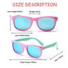 New Polarized Kids Sunglasses TR90 Silicone Boys Girls Sun Glasses Children Baby Outdoors Goggle Shades Eyewear UV400 Age 3-12