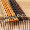 5 Pairs Reusable Chinese Wooden Chopsticks Natural Wooden Chopsticks Tableware Pizza Noodle Tools 5 Colorsr Chinese Bag