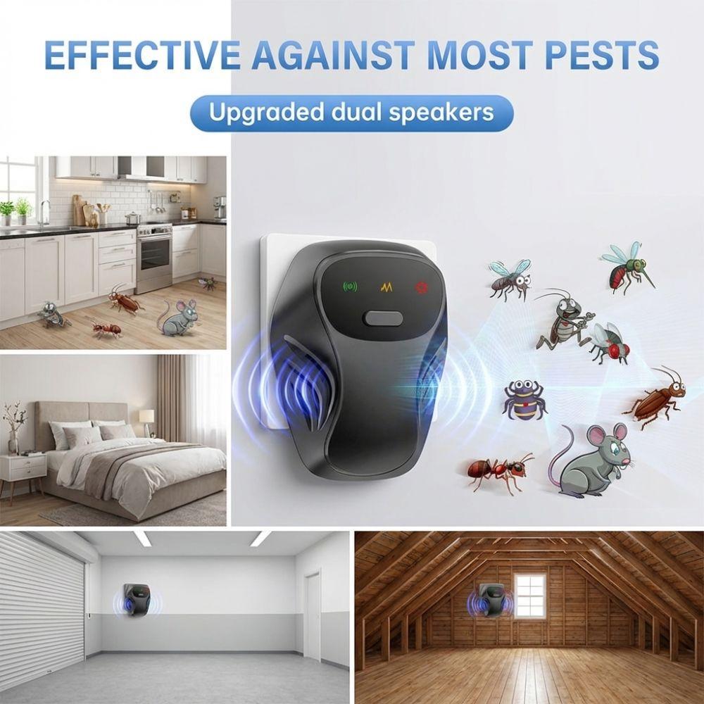 Silent Operation Ultrasonic Insect Repellent Pest Control Fly Repellent  Outdoor Camping