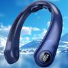 Portable Neck Fan That Blow Cold Air, LED Display, Rechargeable Hands-Free Wearable Cooling Personal Fan, 5 Speed, Neck Support, Bladeless Neck Air