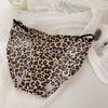 Lady Summer New Style Sexy Leopard Grain Flower Hollow Out Open Fork Ice Silk Without Trace Briefs