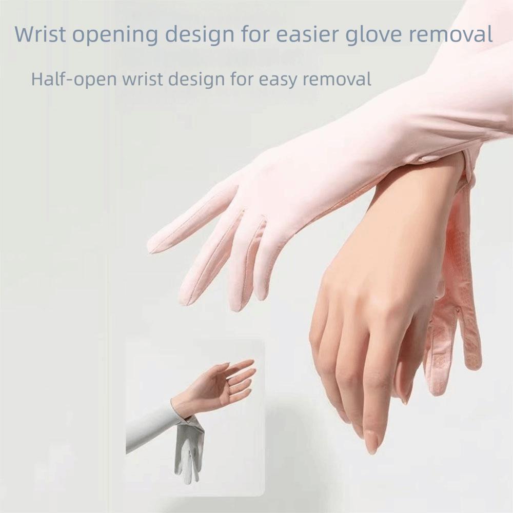 Eis-Seide Sommerhandschuhe UPF50+ Sonnenschutz Armstulpen Handschuhe Sonnenschutzhandschuhe Für Damen Mädchen