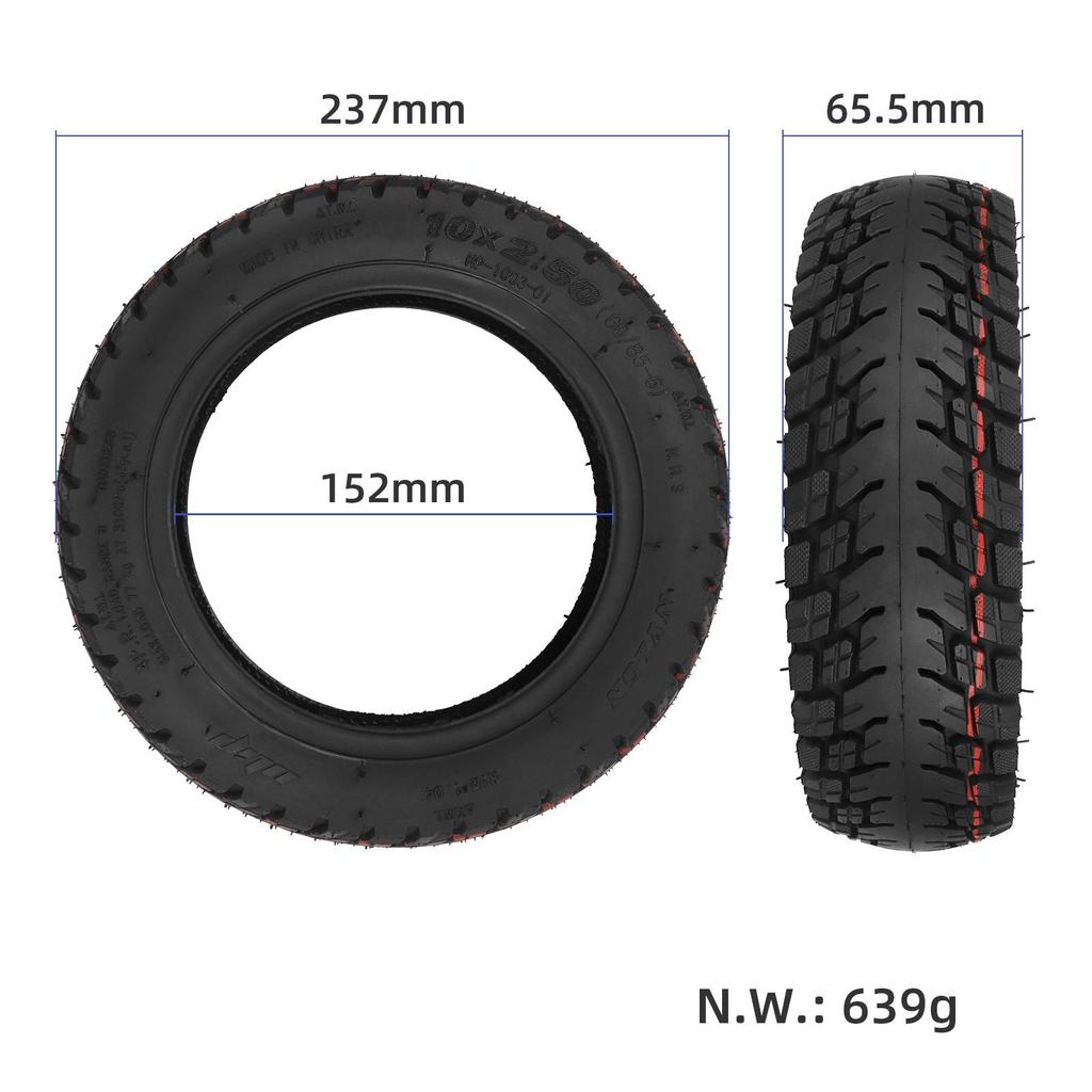 Ulip 10*2.50(60/85-6) tubeless tire