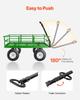 Steel Garden Cart 1200lbs Capacity Heavy Duty Wagon Cart 13in Tires
