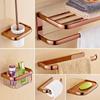 Set di Accessori per Bagno in Rame Puro Oro Rosa Stile Europeo: Portasciugamani, Mensola e Porta scopino