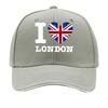 Featuring I Love London Suitable for Women And Unisex Designed for Casual Outdoor Use Lightweight  Sandwich Baseball Cap