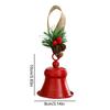Christmas Bell Ornaments Rustic Festive Decoration Christmas Tree Pendants For Living Room Office Mantel Wall Window Sill