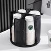 Elegant Disposable Cup Holder & Dispenser - Desktop Organizer for Coffee, Tea, Water Cups
