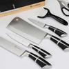 9-Piece Kitchen Knife Set In A Stand With Sharpener And Scissors E-6262
