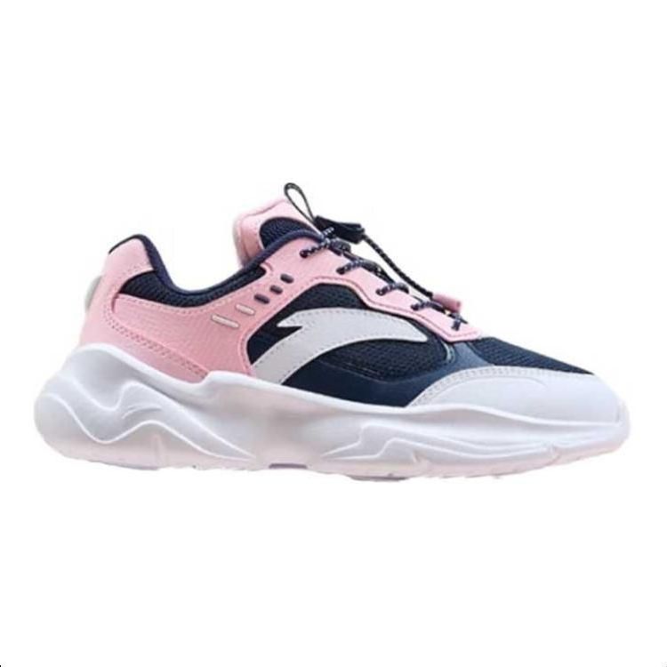 Anta Comfortable Non-Slip Durable Low-Top Casual Shoes Kids Sneakers Blue Pink White A322418802-1
