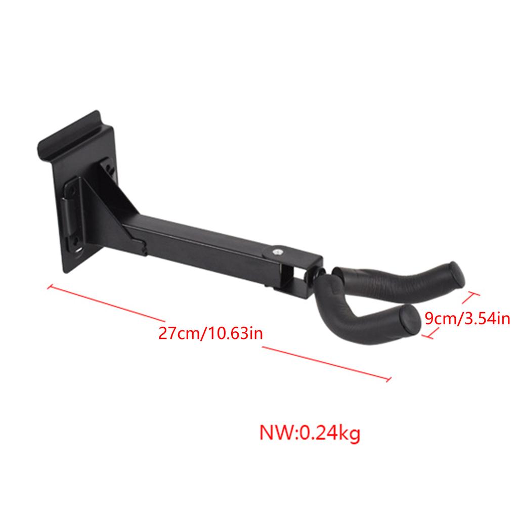 Guitar Ukulele Guitar Wall Hanger Bracket Universal Guitar Bass Hanger Wall Hook Holder Stand Guitar Wall Mount Hanger