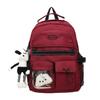 School bag new retro tooling school bag junior high school students large capacity backpack men trendy campus backpack women