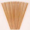 10/50 Coppie Bacchette Naturali in Legno di Bambù Carbonizzato Riutilizzabili Bacchette con Nodo di Bambù Bacchette Sano Stoviglie Cinesi