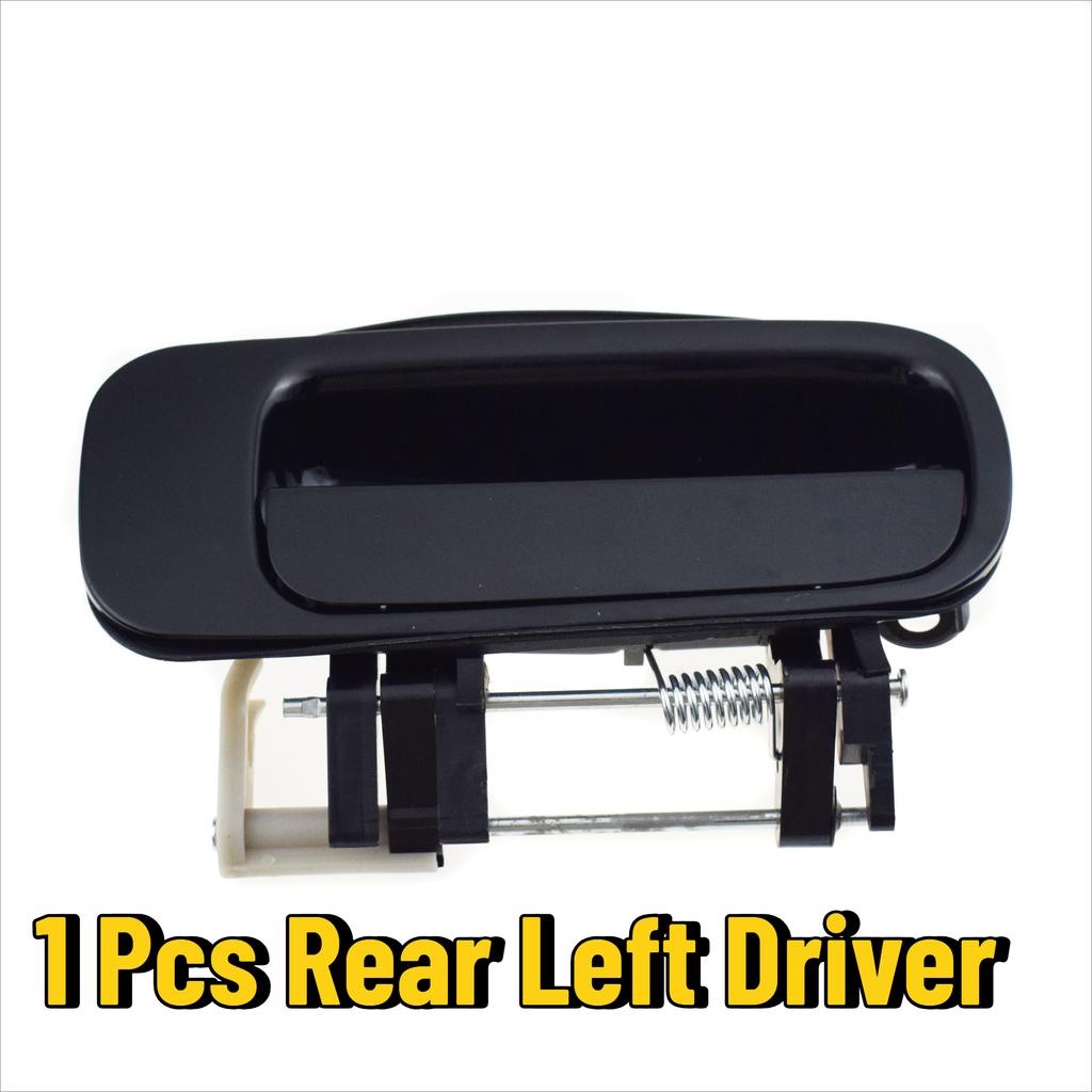1/2/4 Pc Black Outside Door Handle Front Rear Left Driver or Right Passenger For Toyota Camry 1992 1993 1994 1995 1996 2.2L 3.0L