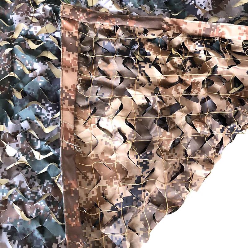 Double-Sided Desert Camouflage Sunshade Net 6.8x6.8m