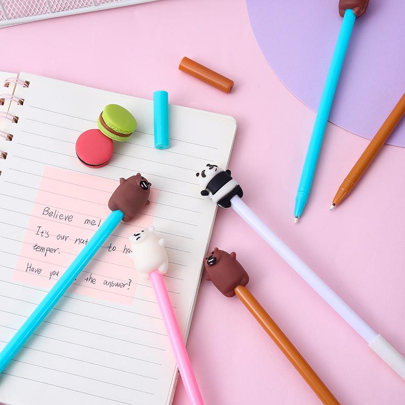 15 Pcs Cute Kawaii Cartoon Bear Neutral Pen Stationery School Office Supply Student Gift Prize Freebie Ellen Brook
