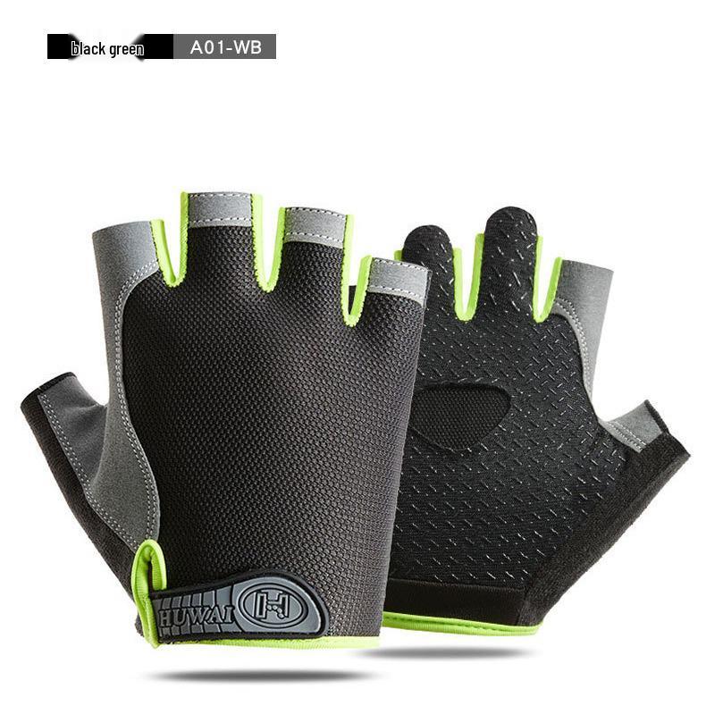 Unisex Half-Vinger Fiets Handschoenen - Antislip, Schokabsorberend, Ademend Mesh voor Sport, Fitness, Klimmen en Rijden