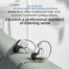 KZ ZS10 PRO Wired Earphones, 4BA+1DD In-Ear, High-End, Ear-Hook, Sound-Isolating, Aluminum Alloy and Resin Housing Design, Gaming Earphones, HIFI