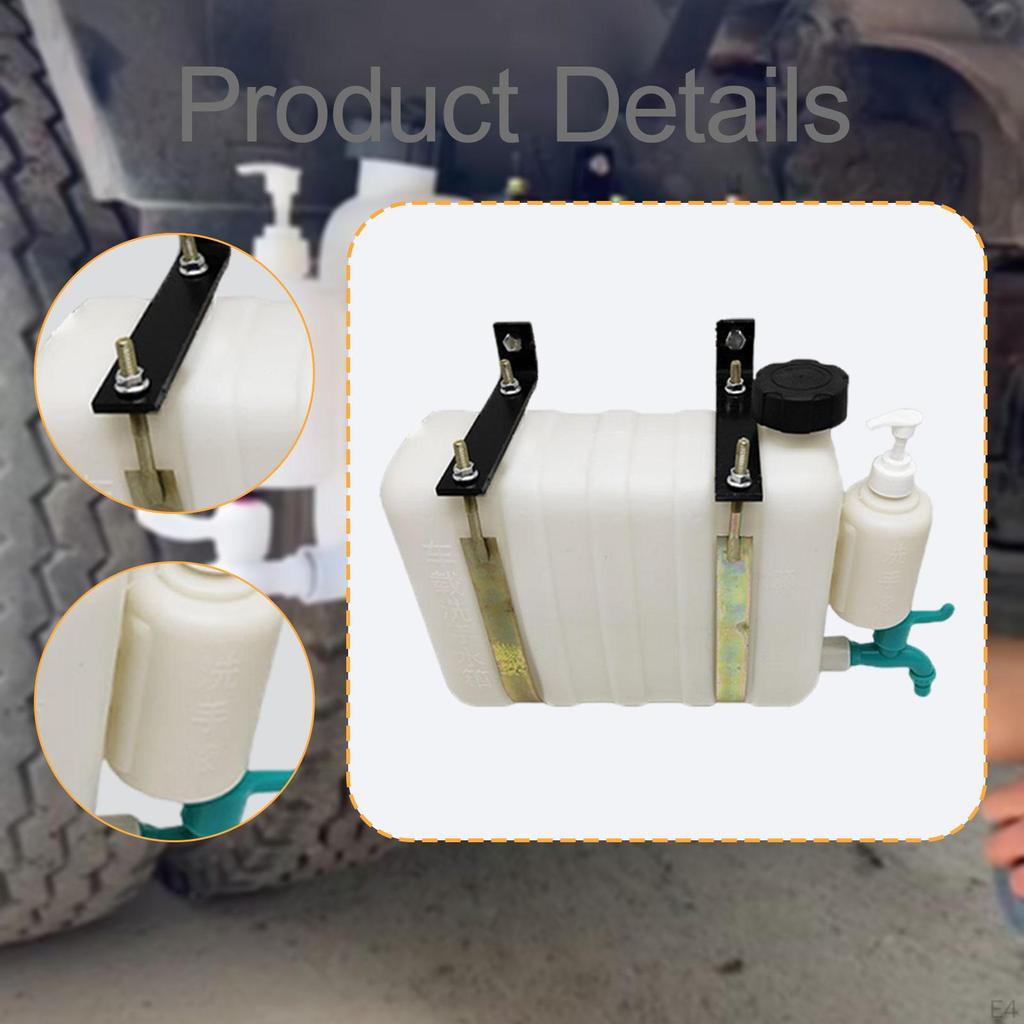 9L Large Capacity Portable Water Tank Container for Camping, Outdoor, RV, Car, Light Truck