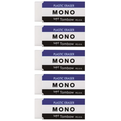 Tombow MONO Eraser PE01 JCA-561 (5-Pack)