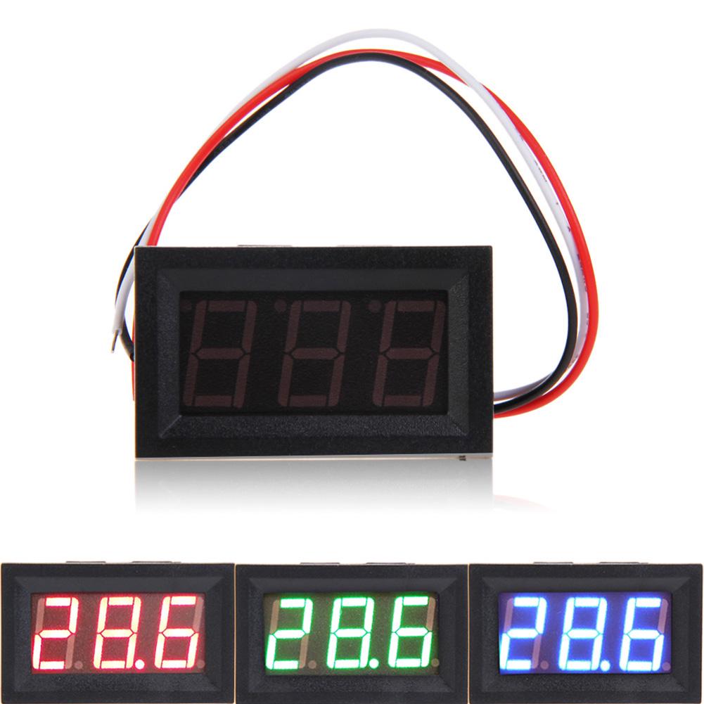 

Hot Mini DC 0-10V RGB LED Panel Digital Display Voltage Meter Вольтметр синій