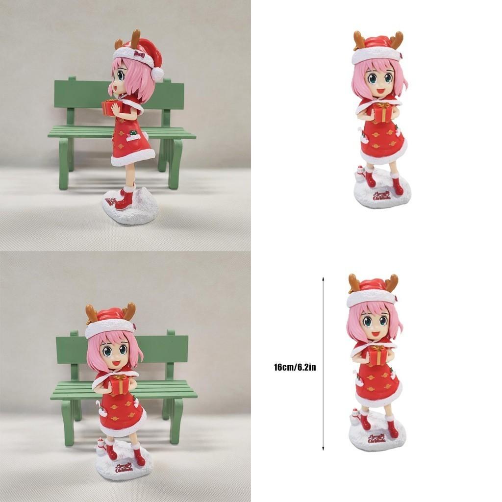 Spy×family Anya Forger Figure Model Anime Doll Kids Gift Xmas Dress Up
