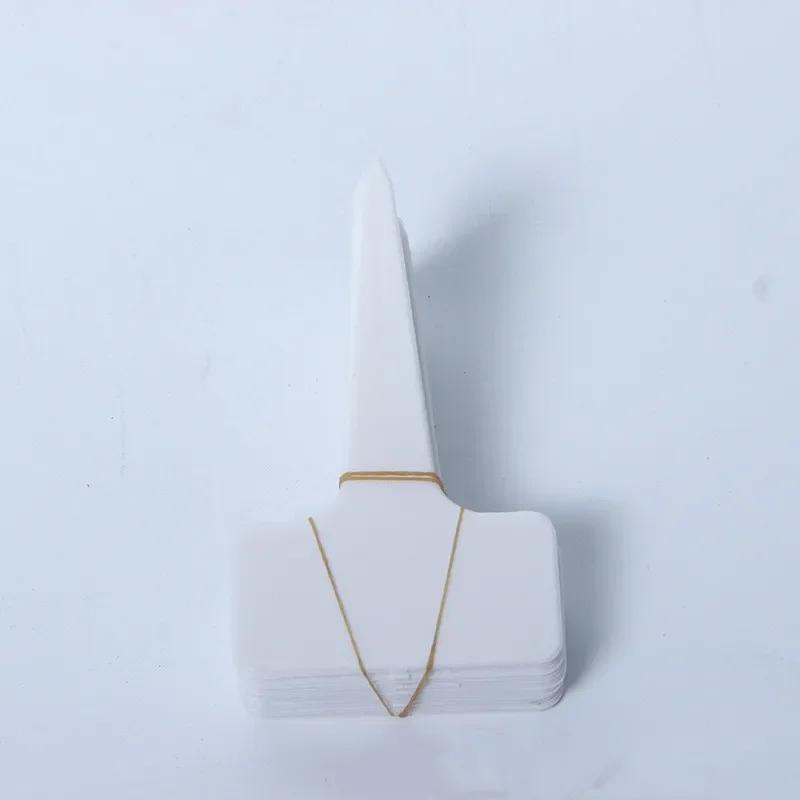 

20 шт./лот 6x10 см пластиковые заводские Т-образные бирки, маркеры, этикетки для детского сада, украшения белый