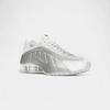 Shox R4 White Bright Crimson Metallic Silver