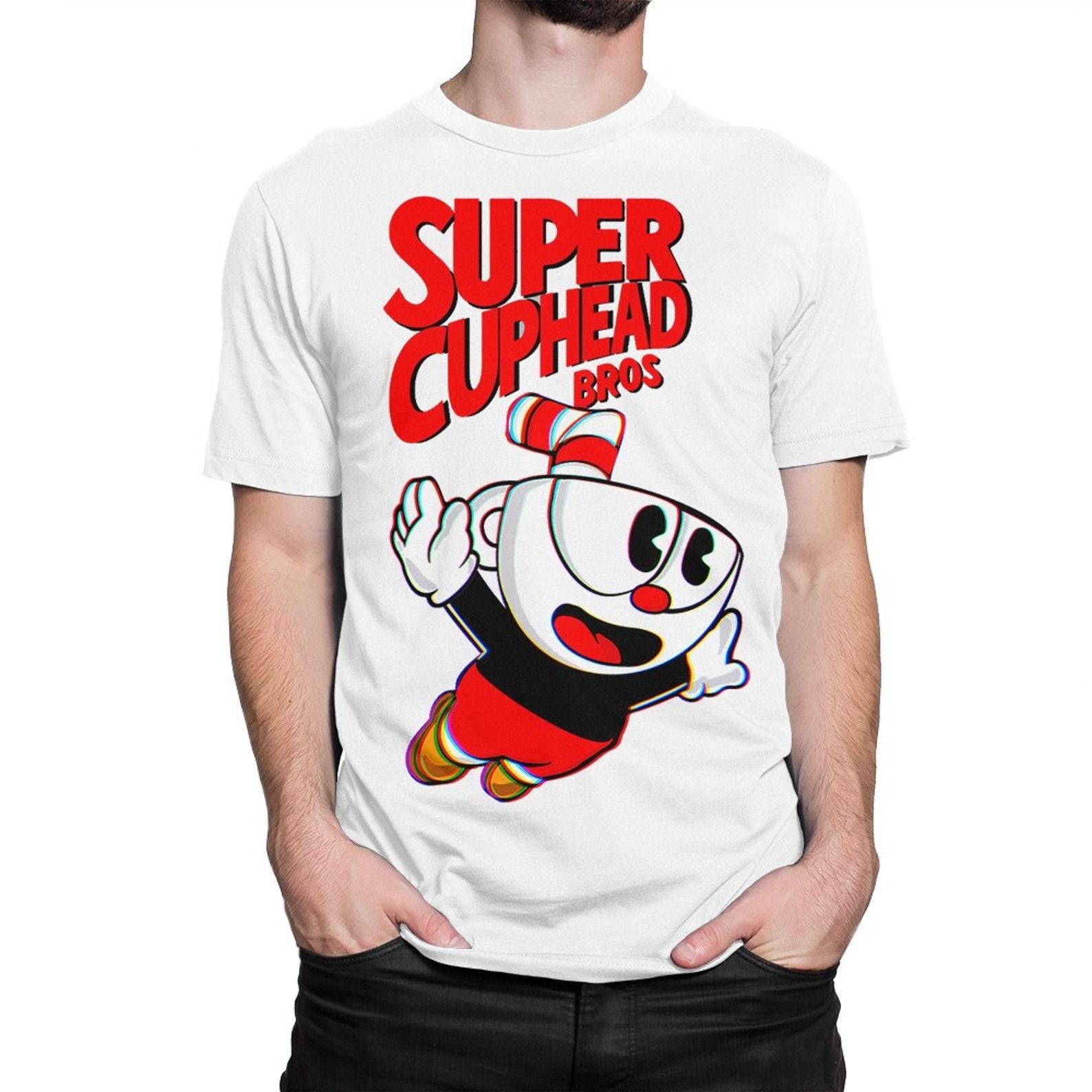 Super Cuphead Bros T-Shirt, Men s and Women s Sizes (bf-278) L